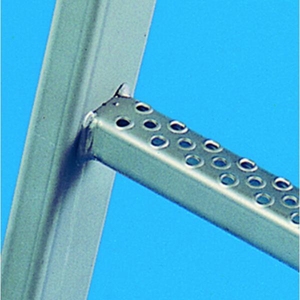 Zarges single-pull fixed ladder systems, up to 10 m climbing height, galvanised steel